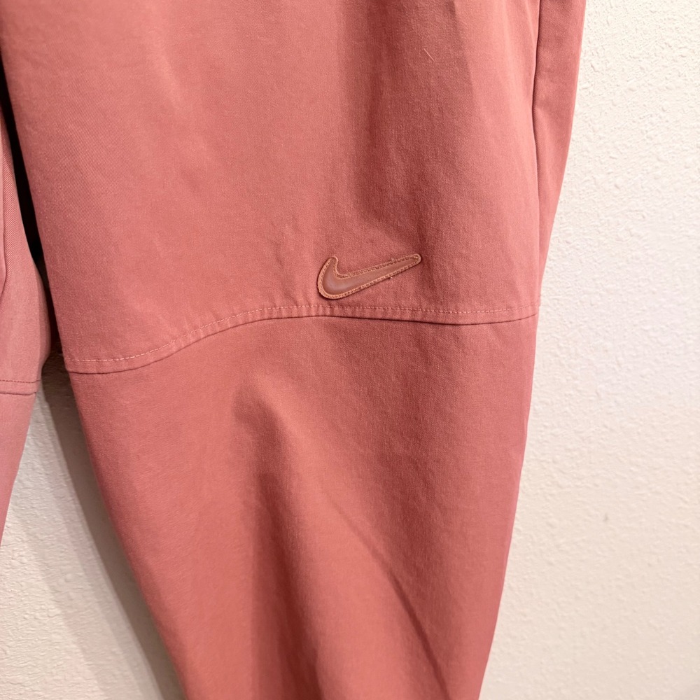 Nike Sportswear Essential Woven Joggers Rose Pink High Rise XL - Picture 2 of 9